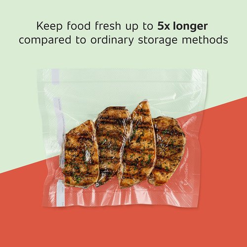 FoodSaver Vacuum Sealer - Space-Saving Design with Bags & Roll for Fresh Food Storage