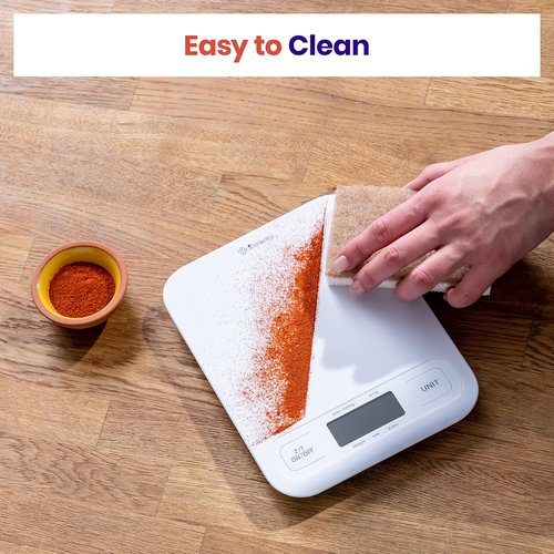 Etekcity Digital Kitchen Scale - Accurate Weighing in Grams & Ounces for Baking & Cooking | White
