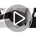 Lumbar Pillow for Car Support - Black 2 Pack Lower Back Cushion