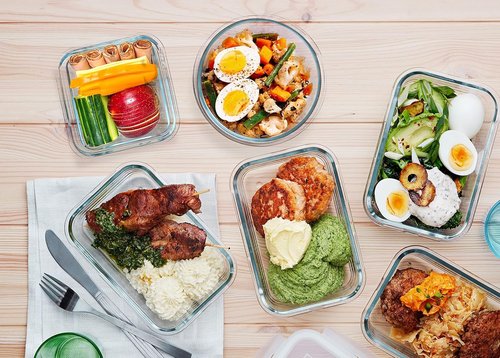 MCIRCO Glass Food Storage Containers - 30-Piece Airtight Meal Prep Set with Snap Locking Lids | Microwave & Oven Safe
