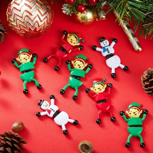 JOYIN 24 PCS Christmas Sticky Climbing Man Toys - Fun Stretchy Hand Climbers for Kids | Xmas Party Favors