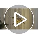 Kingdder Paper Star Lantern with Light - Warm Yellow Christmas Decor, 1 Pc