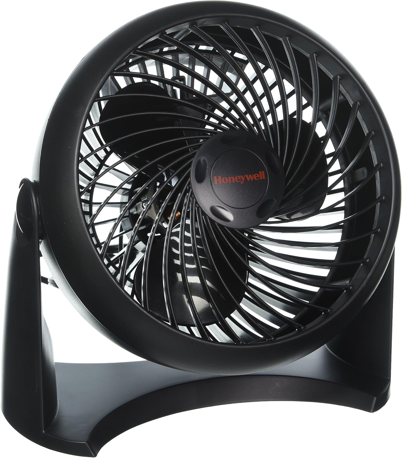 Turbo Force Desk Fan - Powerful Cooling with Quiet Operation | Sleek Black Design