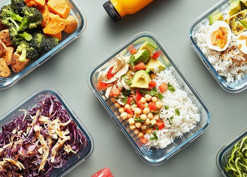 MCIRCO 10-Pack Glass Food Storage Containers - Airtight Meal Prep Bento Boxes | Microwave & Dishwasher Safe