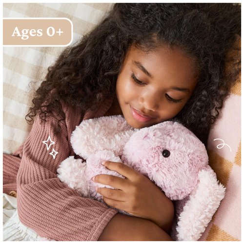 GUND Cozys Collection Bunny Stuffed Animal, Spring Decor, Plush Bunny for Ages 1 and Up, Pink, 10"