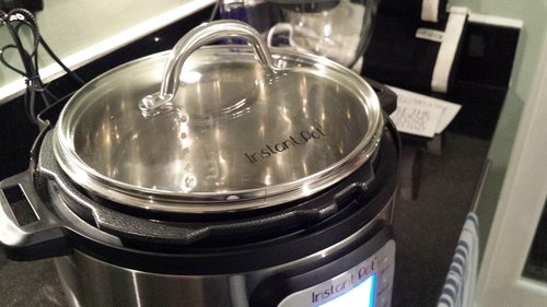 Instant Pot Tempered Glass Lid - 9.1-Inch, 6-Quart Cooking Pot Lid with Stainless Steel Handle
