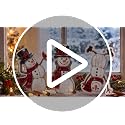 Christmas Snowman Centerpiece Set - Rustic Wooden Holiday Decor, 3 Pieces