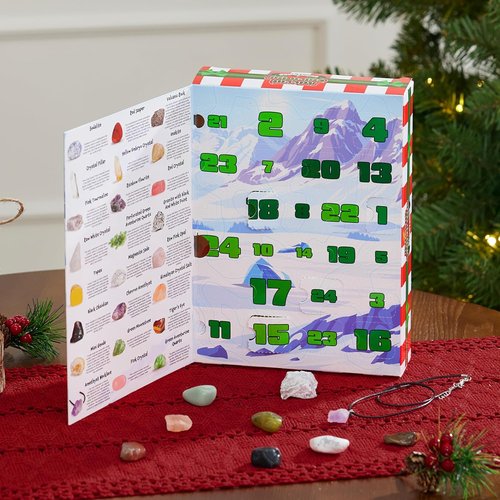 JOYIN Christmas Advent Calendar - 24 Days of Gemstone Surprises for Kids | Fun Countdown Gifts