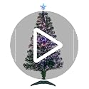 4FT Fiber Optic Green Christmas Tree with Stand Pre-lit Top Star Indoor Holiday Decoration - Variation of THIS listing