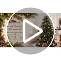 Velvet Christmas Tree Balls Ornament Set - Red, Green, White, Gold, 80pcs