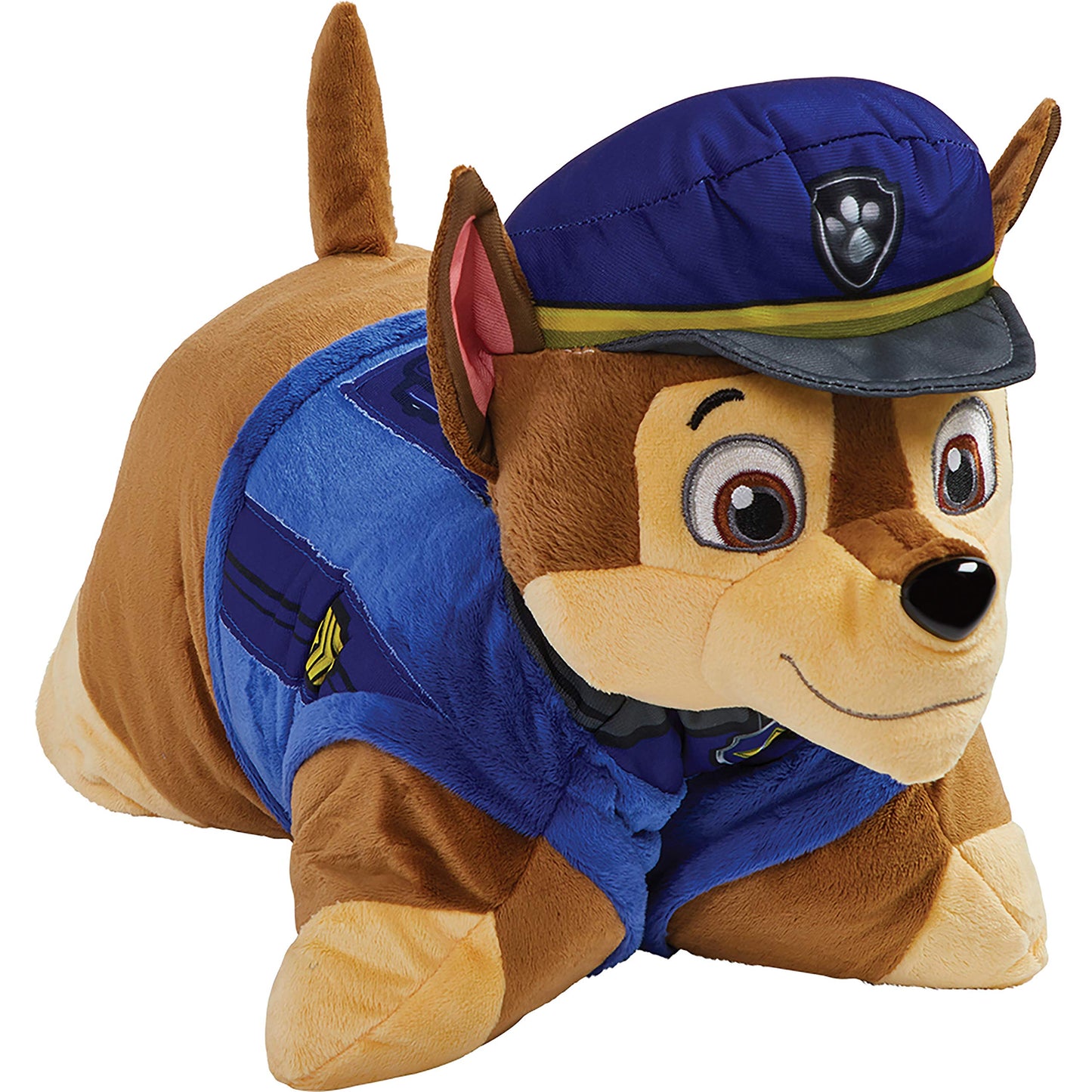 Pillow Pets Jumboz Pillow for Paw Patrol, Chase, 30" Jumbo Folding Plush Pillow, 1 Count (Pack of 1)