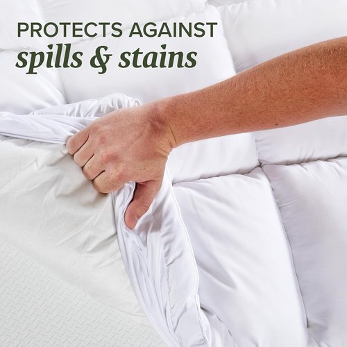 Beckham Hotel Collection King Size Mattress Pad - Extra Padded Quilted Pillow Top Protector