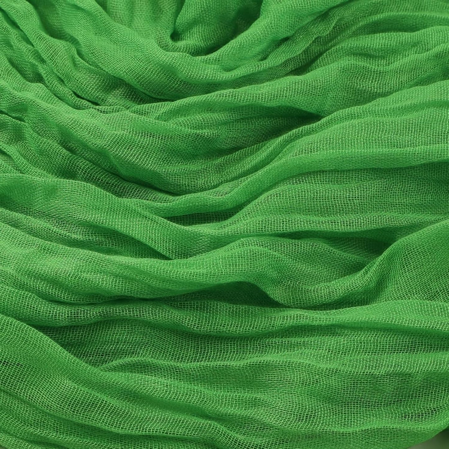 Skiennix 10ft Green Cheesecloth Table Runner - Rustic Boho Sheer for Easter & Spring Celebrations