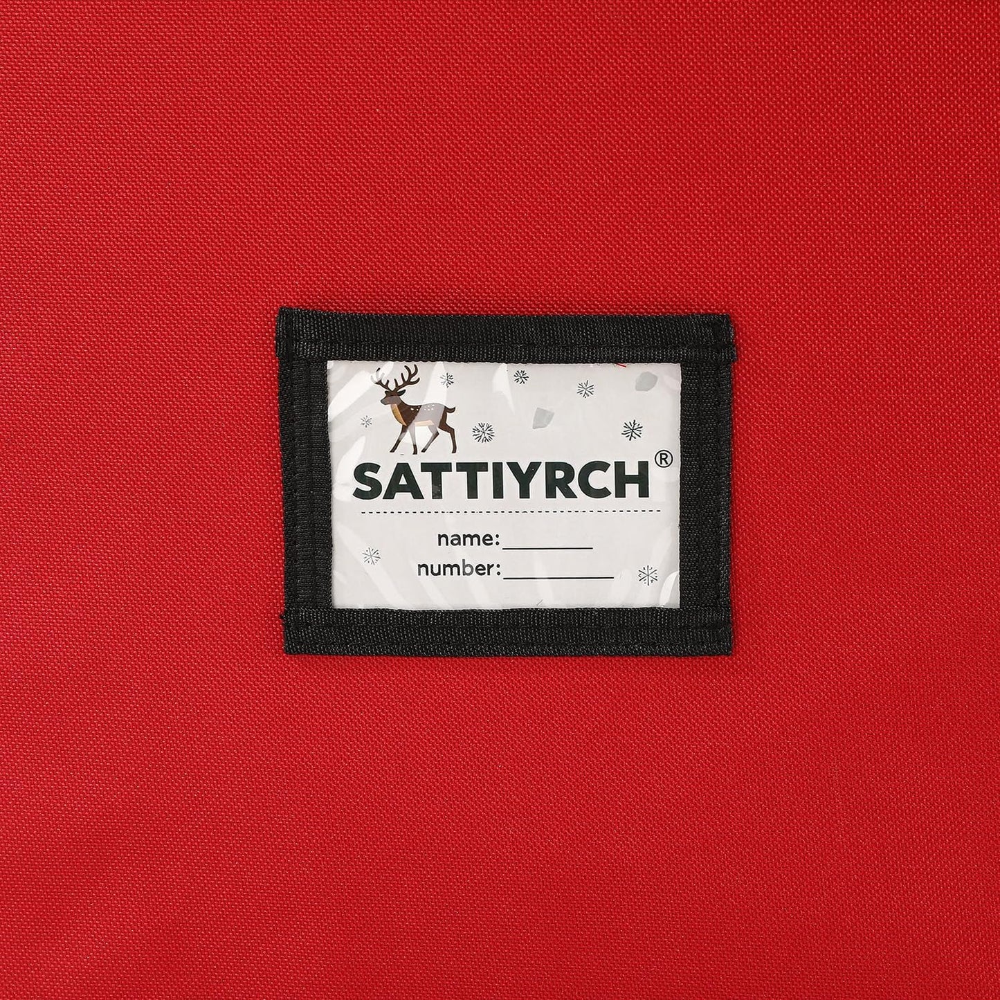 Sattiyrch Christmas Ornament Storage Box - Dust-Proof Canvas with 4 Trays & Customizable Dividers | Holds 64 Ornaments
