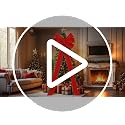 Norme Red Giant Christmas Tree Topper Bow Decor Set - 2 Pieces