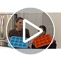 Blue Silicone Muffin Pan for Baking 12 Cups Nonstick Food Grade Mold - Reinforced Frame