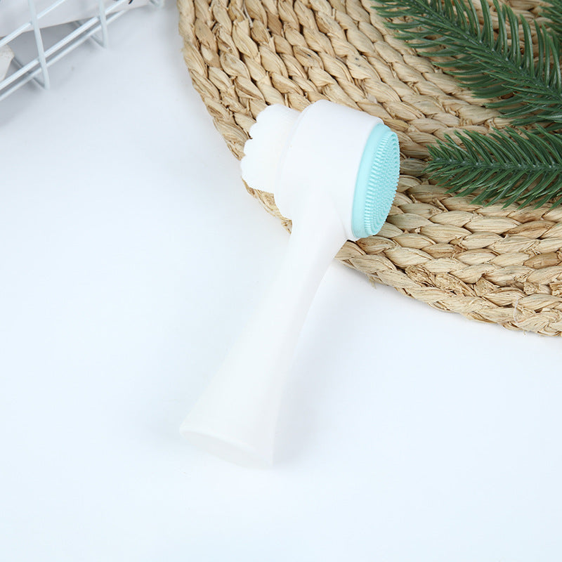 Double Sided Silicone Facial Cleansing Brush