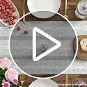 Grey Farmhouse Embroidered Table Runner - 13x120 Inch Seasonal Kitchen Decor
