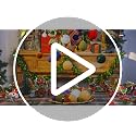 Suzile Velvet Christmas Ornaments Set - Moss Green Holiday Decorations, 18 Pcs