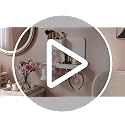 White Bedside Wall Shelf with Adhesive Mount - Damage-Free Dorm Organizer