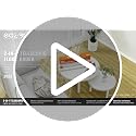 Eazer 2-in-1 Long Handle Floor Scrub Brush with Squeegee - 60 Inch
