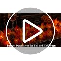 Lush Fall Garland with Lights, Pinecones & Berries - 108 Inches, Connectable, UL Certified