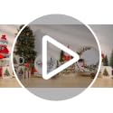 Christmas Snowman Dinnerware Set of 16 with Christmas Tree Variation