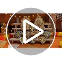Metal Leaf Ganesha Figurines Bulk Gift Set with Thank You Cards - 4 Colors, 16 Pack
