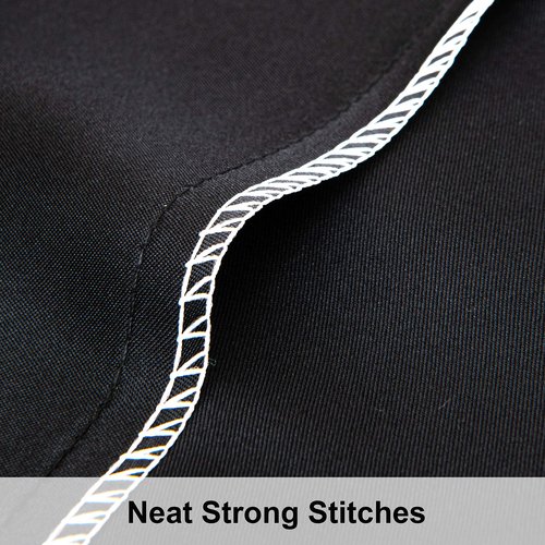 NTBAY 2 Pack Satin King Pillowcases for Hair and Skin, Luxurious and Silky Pillow Cases with Envelope Closure, 20x40 Inches, Black
