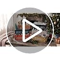 Christmas Wooden Crate Set - Rustic Snowman Snowflakes Holiday Storage Box - Winter Snowman Snowflakes Variation