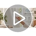 Blackout Curtains 2-Pack Linen Textured Drapes 40"W x 96"L - Birch Variation