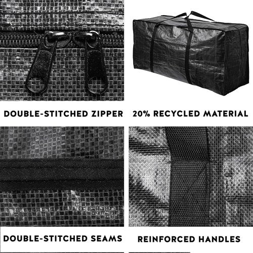 BAG-THAT! XXL Jumbo 68.5 Gallon Heavy-Duty Storage Bags - Reusable Totes with Strong Handles