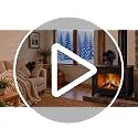 Wood Stove Fan 6-Blade Heat Powered Fireplace Fan with Thermometer