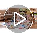 Colorful Handprints Classroom Rug 6x9 ft Washable Playroom Mat - Large Area Rug for School