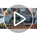 Halloween Tombstones Outdoor Graveyard Decorations 25.6 Inch 5-Pack - Creepy Spooky Yard Decor with Weatherproof Plastic Stakes