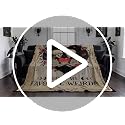 Cream Skeleton Couple Blanket 60x80 Inches - Gothic Love Gift for Couples