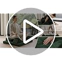 Green Meditation Cushion Set with Knee Support - 32x24x3 Inches