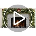 9Ft 2 Pack Prelit Real Touch Cedar Garland with Lights for Christmas Decorations