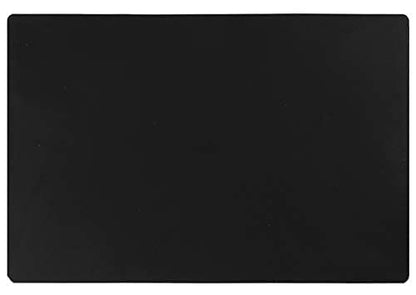 KimTin 23.62" by 15.75" Extra Large Mulitpurpose Silicone Placemat,Countertop Protector, Kitchen Counter Mat, Table Mat, Heat Resistant, Washable, Non Slip (Black)……