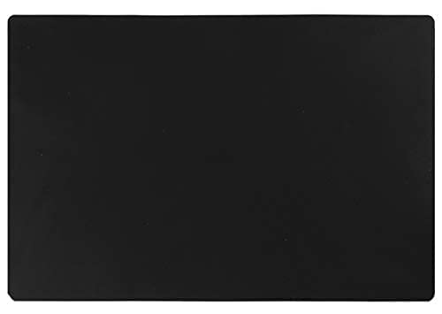 KimTin 23.62" by 15.75" Extra Large Mulitpurpose Silicone Placemat,Countertop Protector, Kitchen Counter Mat, Table Mat, Heat Resistant, Washable, Non Slip (Black)……