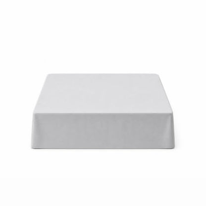 Queen Size Fitted Bed Sheet 80x59 Inches Light Gray Elasticized Cover