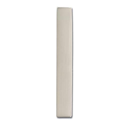 Architectural Mailboxes 3582SN-1 4 inch Solid Brass Floating House Number, 1, Satin Nickel