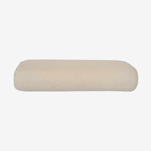 Yoga Bolster Pillow - Natural Linen Support Cushion for Restorative Yoga & Meditation