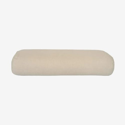 Yoga Bolster Pillow - Natural Linen Support Cushion for Restorative Yoga & Meditation