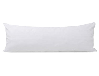 100% Cotton Pillow Protectors with Zipper - 1 Pack, Body Size, Hotel-Grade