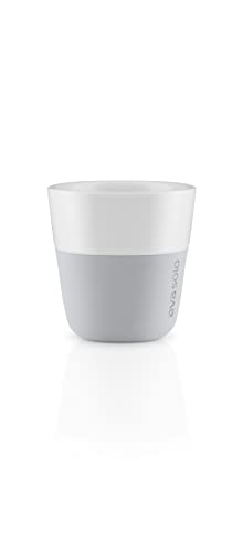 Eva Solo Marble Grey Espresso Tumbler Mug - 3 oz Porcelain Coffee Cup with Silicone Grip