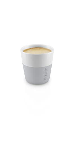 Eva Solo Marble Grey Espresso Tumbler Mug - 3 oz Porcelain Coffee Cup with Silicone Grip