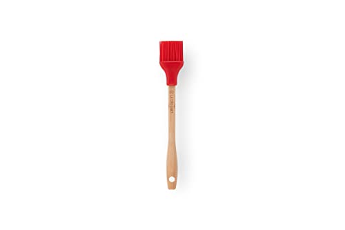 Le Creuset Silicone Pastry Brush, 6 3/4" x 1 1/8", Cerise