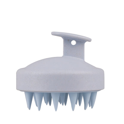 Wheat Straw Silicone Shampoo Brush Scalp Massager