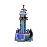 Lemax Santa's Freeze Zone Animated Village Building with Adaptor